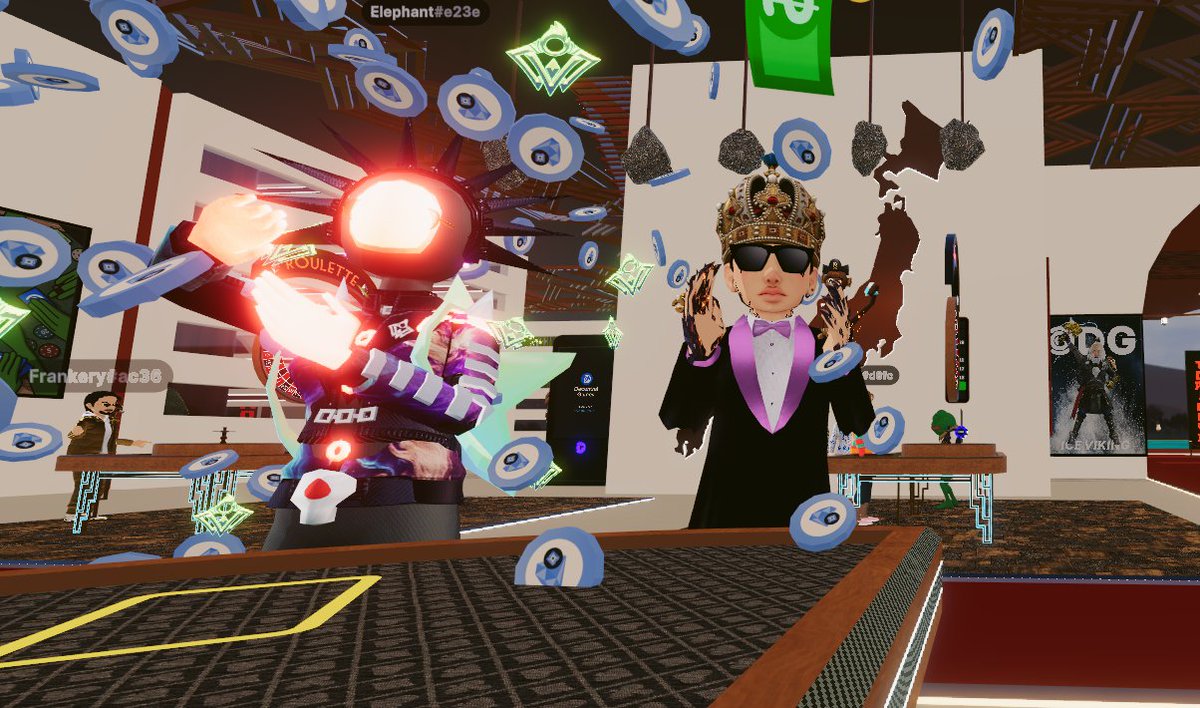 Royce_kr's tweet photo. Decentral Games' FREE Play Casino Night w/ Crypto Prizes
@DecentralGames
@decentraland
📍-119,136
#icepoker. #P2E #P2EGame #DG #Metaverse #NFTGame #NFTCommunity #ICE #nftcollector #Decentraland #Tominoya
#DIAMONDHANDS #HODL #DHC #Blackjack #Roulett https://t.co/RPnzQXCXwN