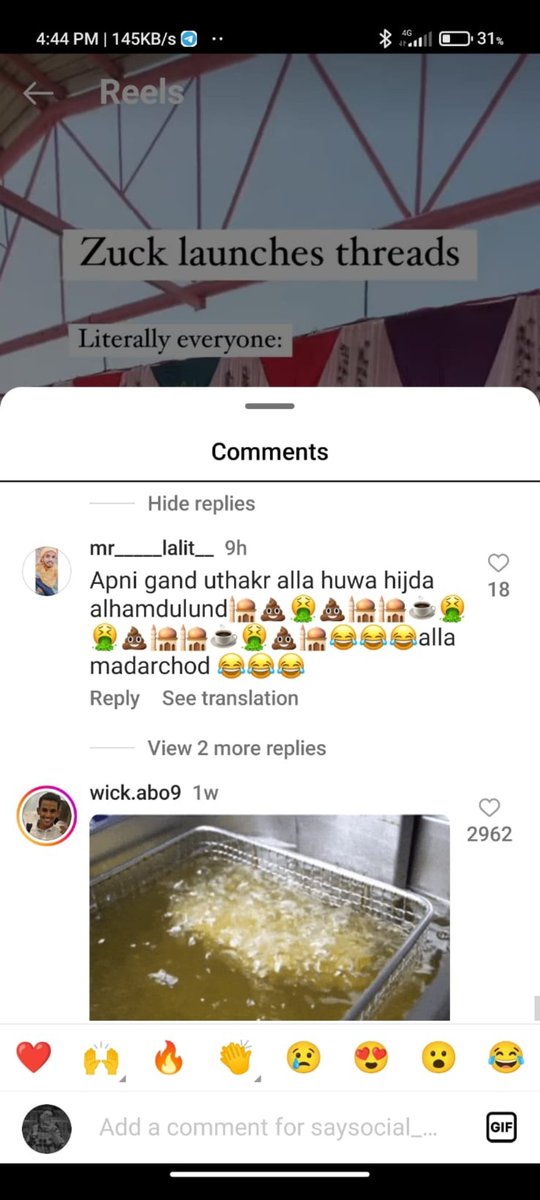 DulheBhai7's tweet photo. Lalit Singh from Lucknow Uttarakhand Pradesh is Abusing our Lord Allah And Hurting Sentiments of Millions of Muslim.
His Instagram id: https://t.co/zmQi4Cyf10

@lkopolice @LkoCp @dgpup @Uppolice @Splucknow_rural @IAMCouncil @adgzonelucknow @IrfanSolanki @cyberabadpolice https://t.co/szHpgzC9Wl