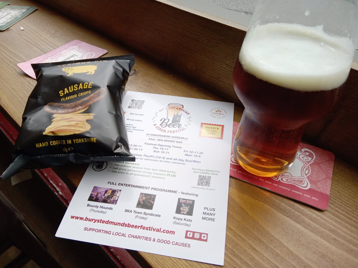 NigelSommelier's tweet photo. Finishing off an enjoyable afternoon in Bury St Edmunds with a Kwak and packet of sausage flavoured crisps #beermatch @VespersBSE following on from an excellent lunch at The Olive Grove with a very passable bottle of Greek Cabernet Sauvignon from Nico Lazaridi. 🙂 https://t.co/PZYUWCFops