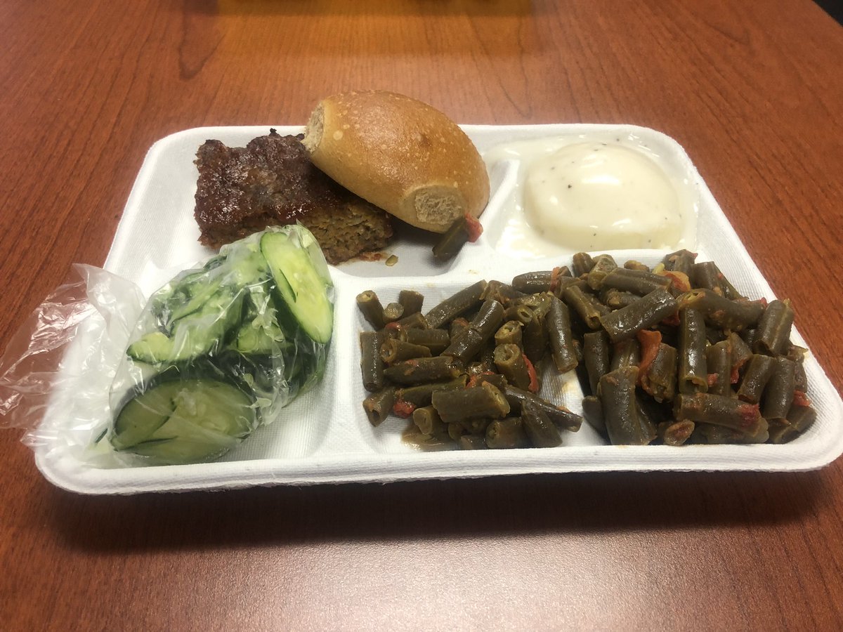 Am I at Cracker Barrel?  Nope!  Castleberry Elementary.  May be my new favorite . #CISDmeals