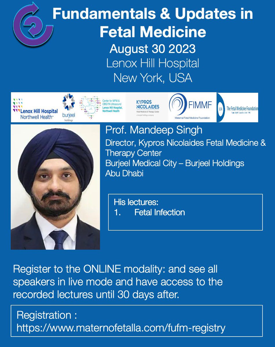 Join us at Lenox Hill Hospital, New York 

Organised by <a href="/BurjeelHoldings/">Burjeel Holdings</a> <a href="/NorthwellHealth/">Northwell Health</a>
