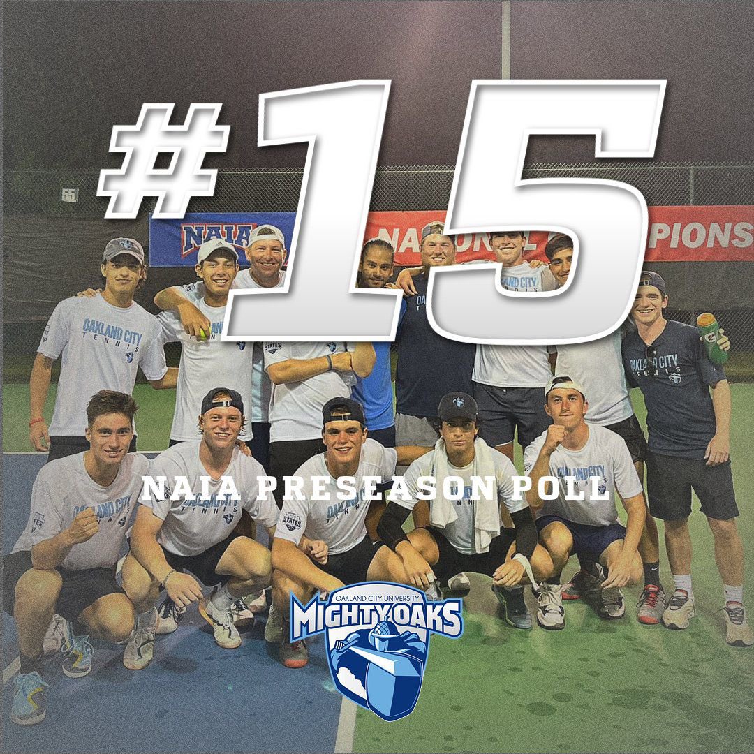 Highest ever ranking in history! Let’s roll. #gomightyoaks