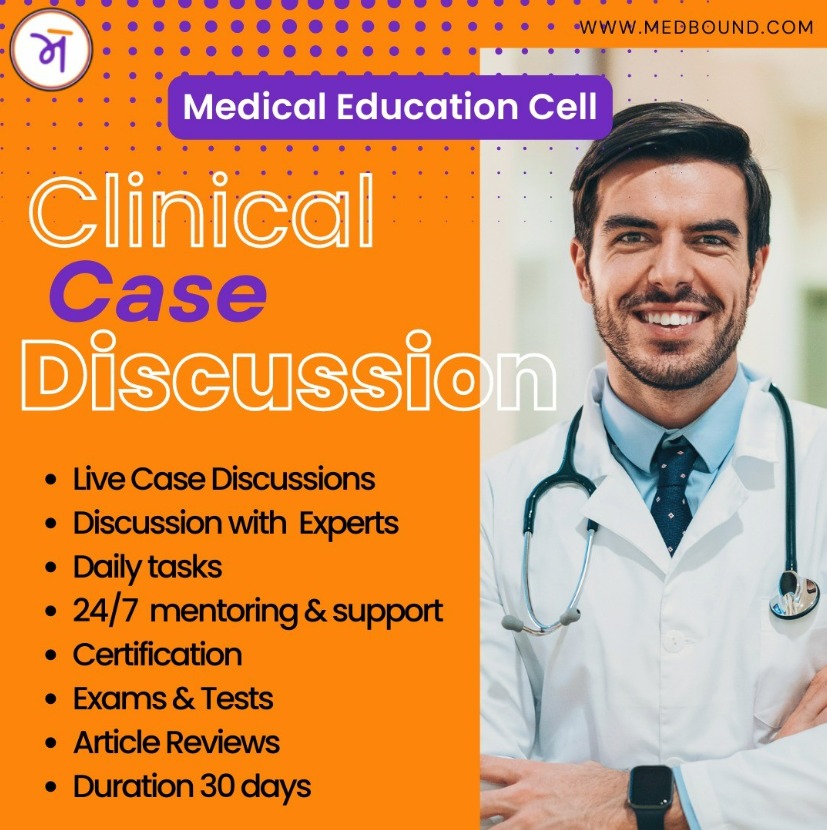 MedBoundHUB's tweet photo. Clinical Case Discussion Program by MedBound

Get a chance to enhance your clinical skills such as Decision making, Patient management, Treatment planning, Patient counseling, and many more with the help of live case discussions with Clinicians and Healthcare experts.

Apply for the program: https://t.co/6MZEm8qtHB

Medbound is a Chicago-based global directory of verified medical and healthcare students & professionals.

Kindly contact us at education@medbound.com or WhatsApp at +91 9354337048 if you have any questions.