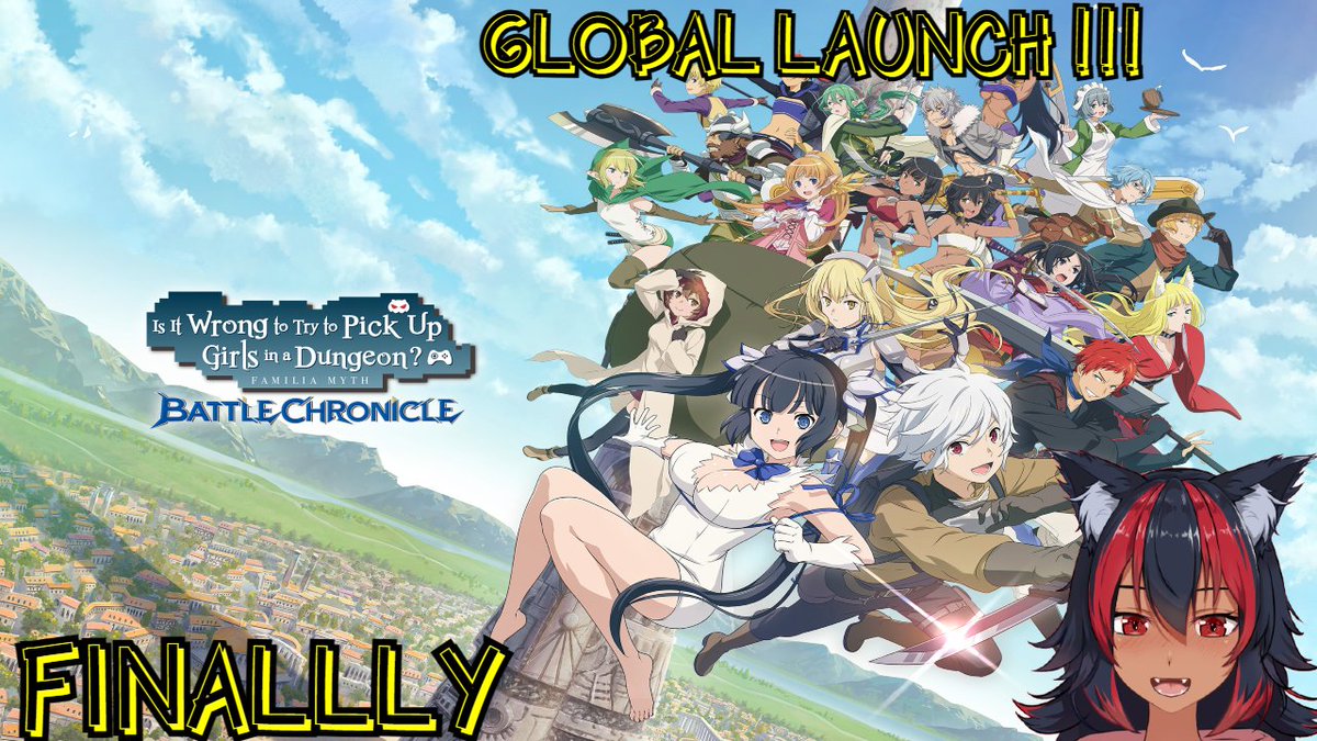 gbs_playz's tweet photo. GLOBAL LAUNCH OUT CHECKING IT OUT - DanMachi BATTLE CHRONICLE https://t.co/M9VaFQq1hb via @YouTube @danchro_en #globallaunch #MobileGaming #gachagame #VTuberUprising #vtube #en #danma #danmachibattlechronicle https://t.co/RiX7TZ0SzF