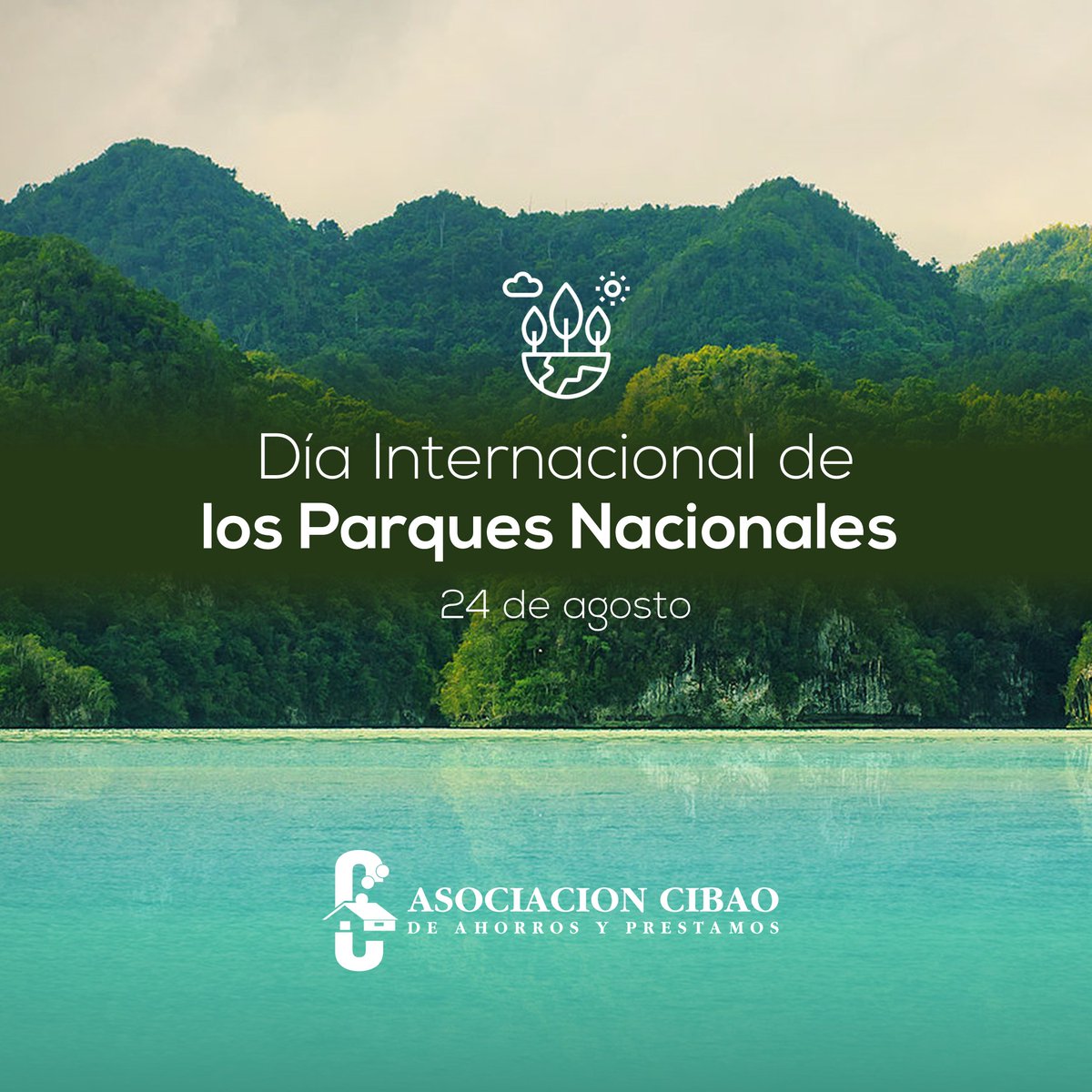 cibaodom's tweet photo. Los parques nacionales son maravillosos tesoros naturales que albergan ecosistemas únicos. 🌱

Nuestro país cuenta con 29 parques nacionales terrestres y 2 parques submarinos, los cuales forman parte del Sistema Nacional de Áreas Protegidas. Su variedad comprende desde zonas altas y medias de montaña, hasta lagos, humedales y manglares en la costa, reflejando así una gran biodiversidad.

En el Día Internacional de los Parques Nacionales, te invitamos a conocer y a valorar estos paisajes. Visítalos como parte de las rutas ecoturísticas, déjate asombrar por su belleza y disfruta de la conexión profunda que ofrece el contacto directo con la naturaleza.

#ODS14 Vida Submarina
#ODS15 Vida de Ecosistemas Terrestre