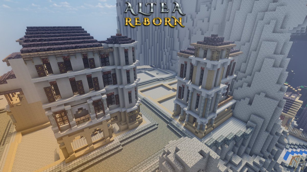 AlteaReborn's tweet photo. Commencement de l'édification du quartier religieux 🙏#Minecraftbuilds #Minecraft #MinecraftServer https://t.co/J2vGnEEH3a