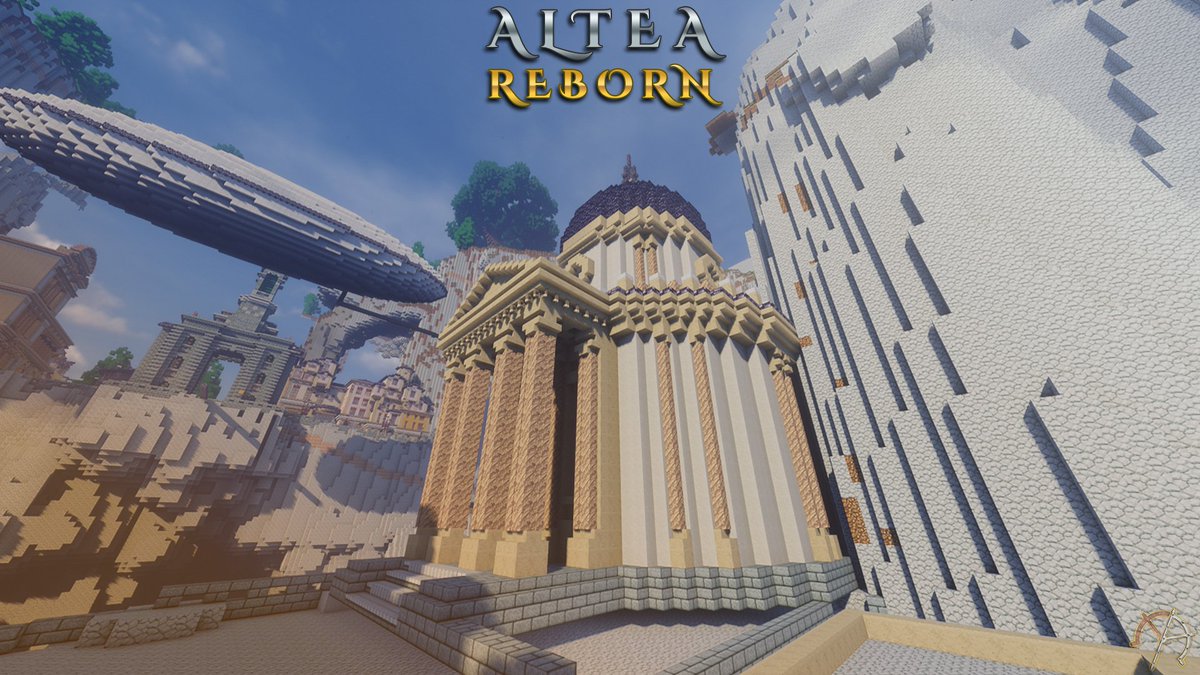 AlteaReborn's tweet photo. Commencement de l'édification du quartier religieux 🙏#Minecraftbuilds #Minecraft #MinecraftServer https://t.co/J2vGnEEH3a