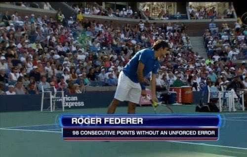 Olly_Tennis_'s tweet image. Roger Federer, at the US Open (Open Era, ATP):

- Joint most titles won at the US Open (5x)  🏆 

- Only player to win 5 CONSECUTIVE titles (also won 5 consecutive Wimbledon’s at the same time 😉)

- Longest winning streak, at 40 matches

- No one has defended a US Open title…