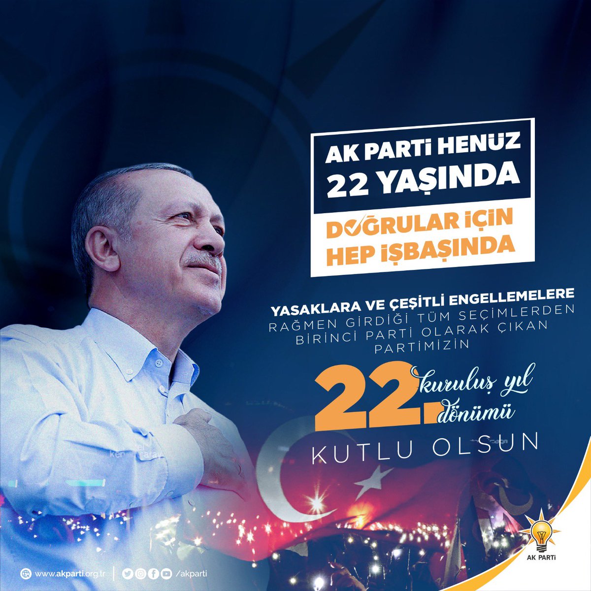 #AkParti22Yaşında