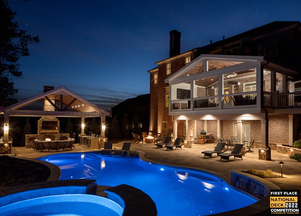 NADRA's National+ Deck Competition, 2022 First Place Limitless Creation Over $250k Project Winner goes to: 
Decks and More
Official Partners: MoistureShield

#NADRARocks #DeckComp2022 #DeckAwards