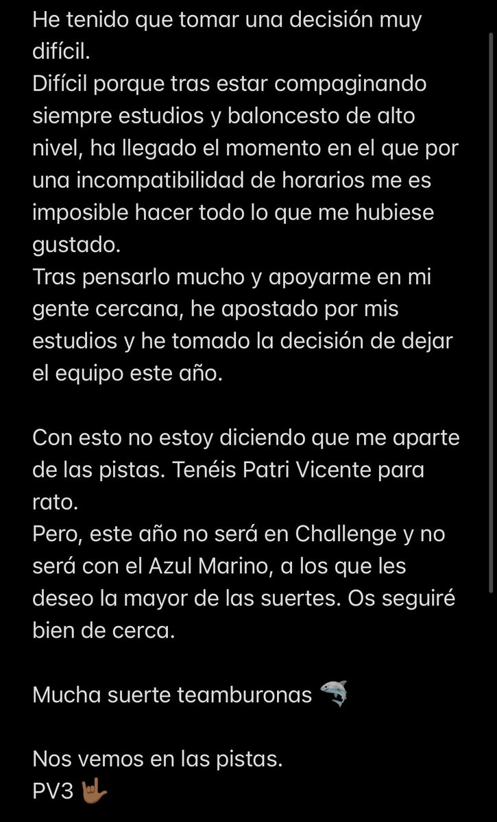 Mucha suerte teamburonas🦈