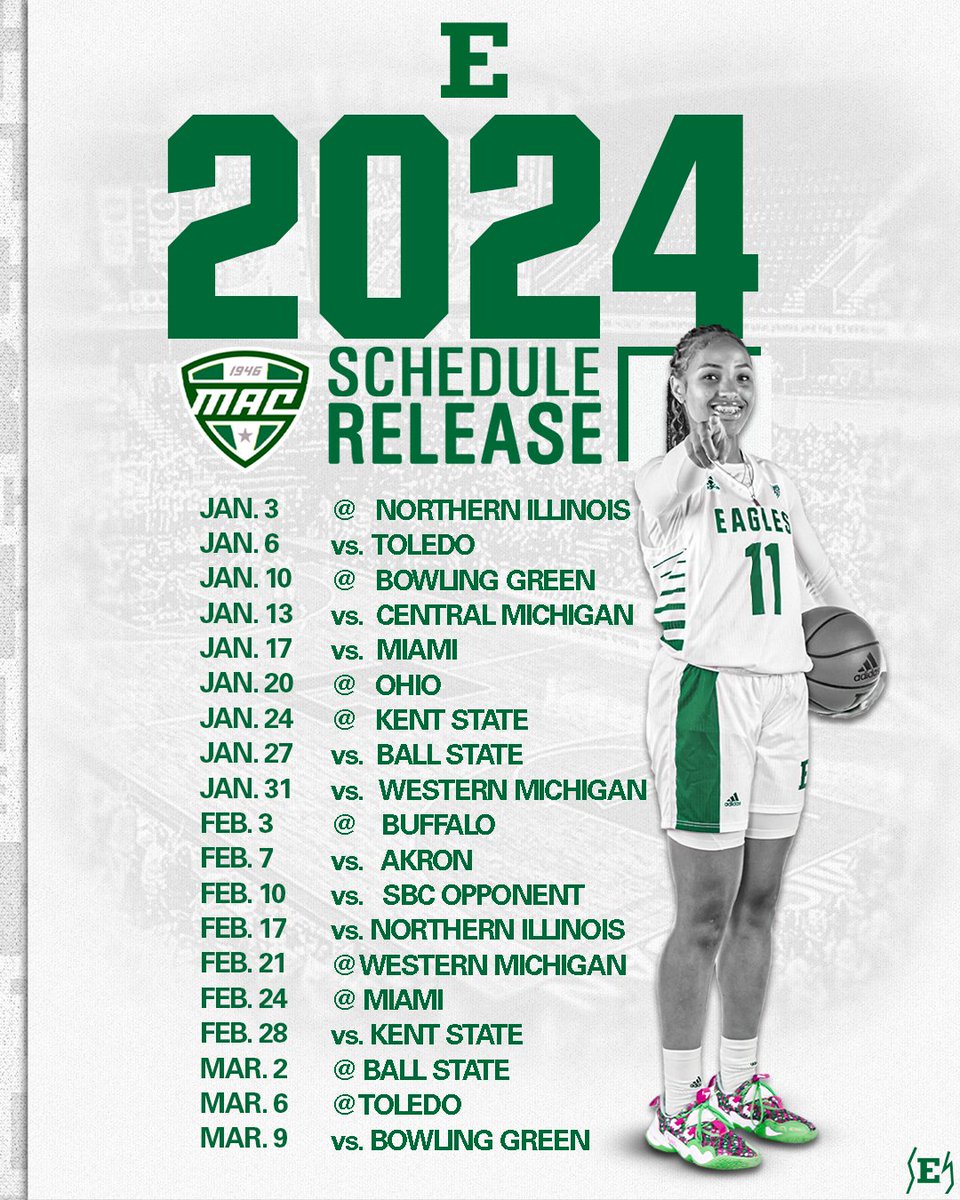 𝟏𝟑𝟐 𝐃𝐚𝐲𝐬 𝐔𝐧𝐭𝐢𝐥 𝐖𝐁𝐁 #𝐌𝐀𝐂𝐭𝐢𝐨𝐧 ⏰

𝘉𝘶𝘵 𝘸𝘩𝘰'𝘴 𝘤𝘰𝘶𝘯𝘵𝘪𝘯𝘨 🤷‍♀️

Read the schedule release below! ⬇️
📰tinyurl.com/v2paznu9

#EMUEagles | #FamilE 🦅