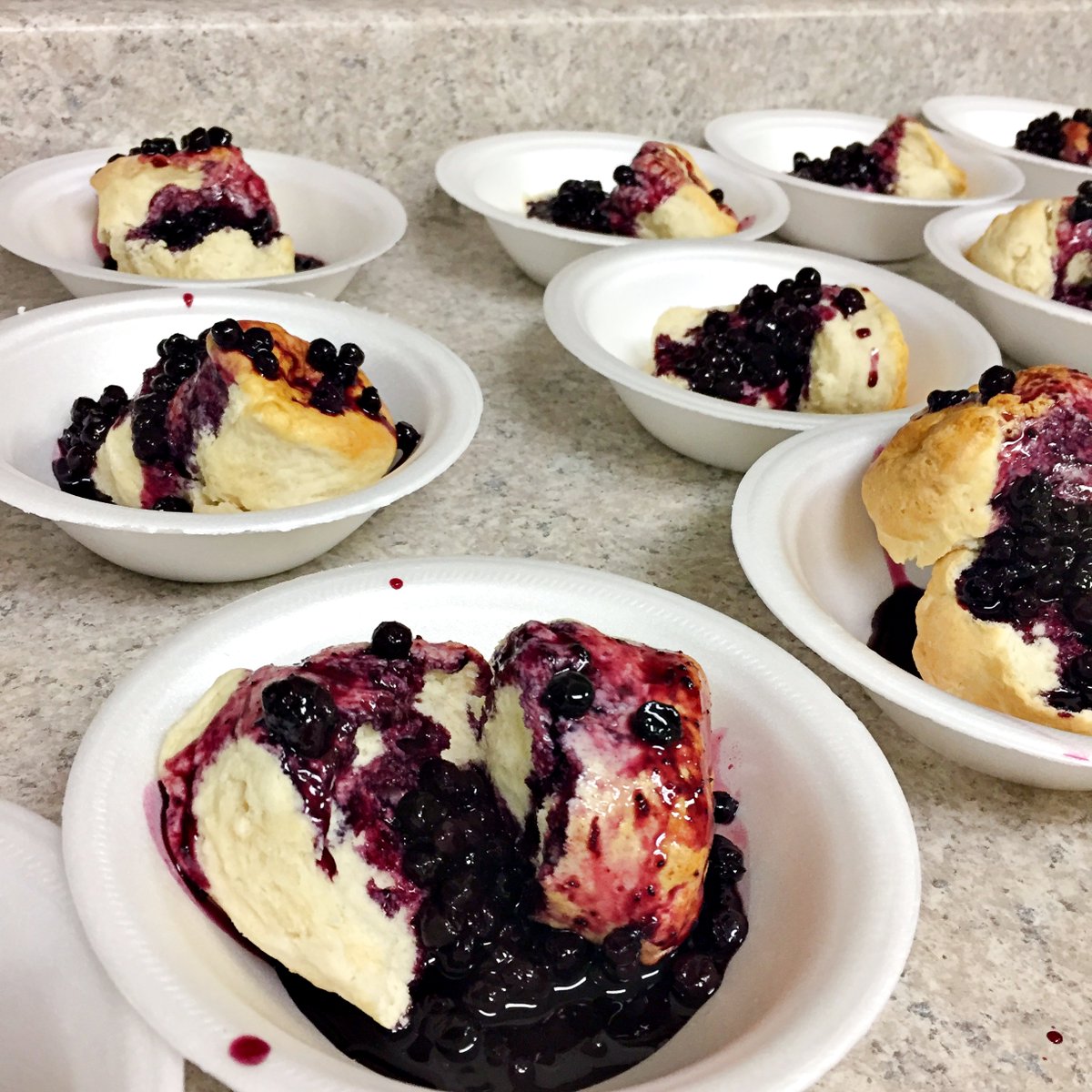 smartestkitchen's tweet photo. The height of #PEI #Blueberry season &amp; we're throwing it fondly back to a delicious #BlueberryShortcake (pre-whipped cream dollop!) ☁️🫐☀️ Find your own #PEIBerries &amp; #Recipes here~https://t.co/cRFYeedhWt #WeKnowFood #CanadasFoodIsland #TBT #ThrowbackThursday https://t.co/cKMtEhmRd3