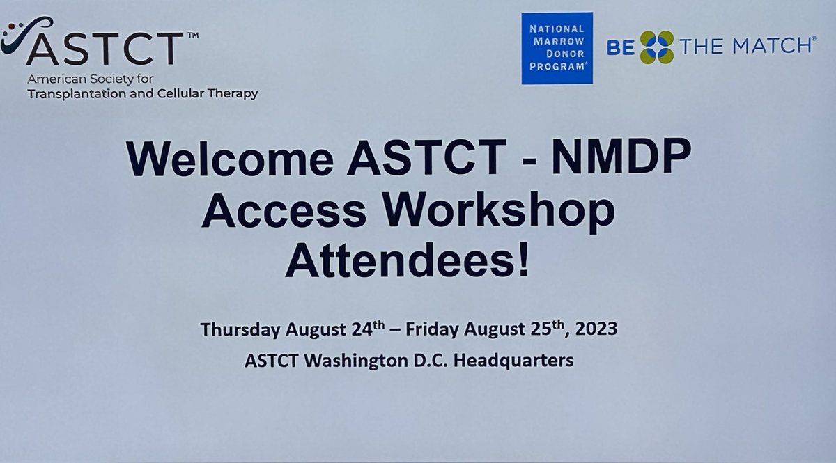 It's great to see organizations like @ASTCT and @BeTheMatch working to improve access to healthcare. Members of these initiatives play an important role in addressing disparities and promoting equity in healthcare. Their dedication and efforts are truly appreciated. 👏🏼👏🏼👏🏼