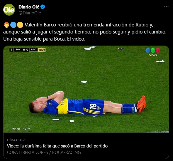 erre_cb's tweet photo. La tremenda infracción que sacó del partido a un tipo que se desgarró 😡😡 / ¿Codazo? No no, un estiramiento sobre el rostro en una dividida 😇😇 https://t.co/kE35PGCNDE