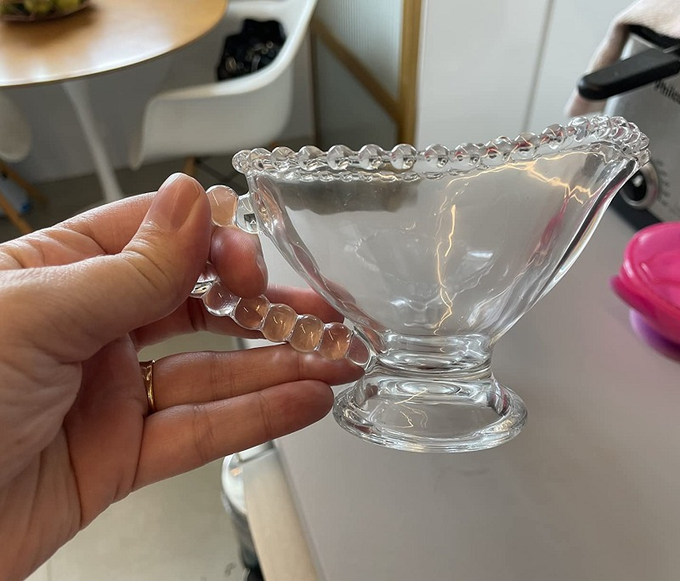 Wolff Pearl Molheira de Cristal, Transparente, Tamanho 9 x 5 x 6 cm