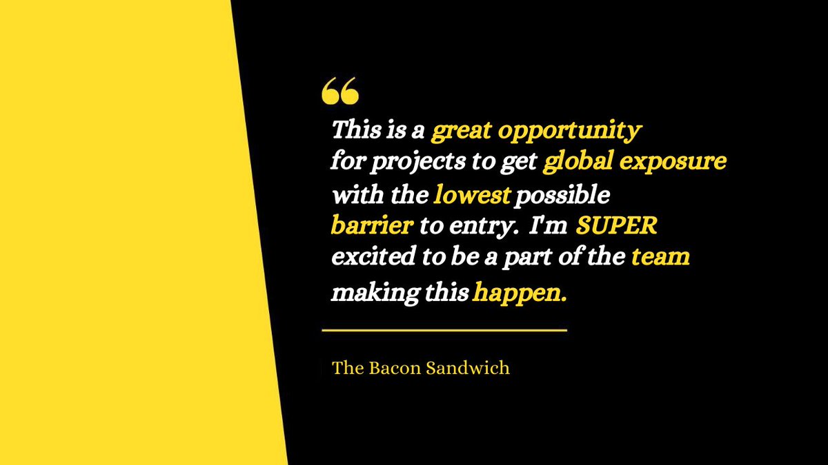 BaconSandwichCr's tweet photo. What's this book they keep going on about?
A collaborative NFT book project where we will be telling a story, incorporating all those that participate. Marketed globally with Crypto Magazine. Getting global reach with a super low barrier to entry.
Only 150matic!
#cocommunities https://t.co/70ZuPS3BcT
