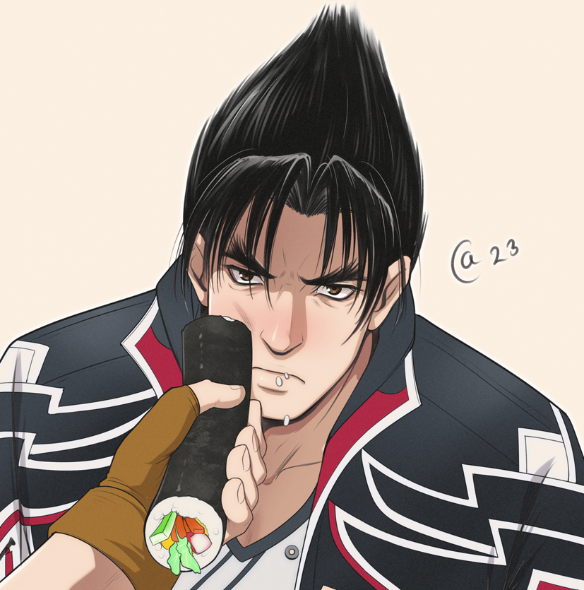 Hwoarang decided to treat Jin with gimbap. #tekken #鉄拳
