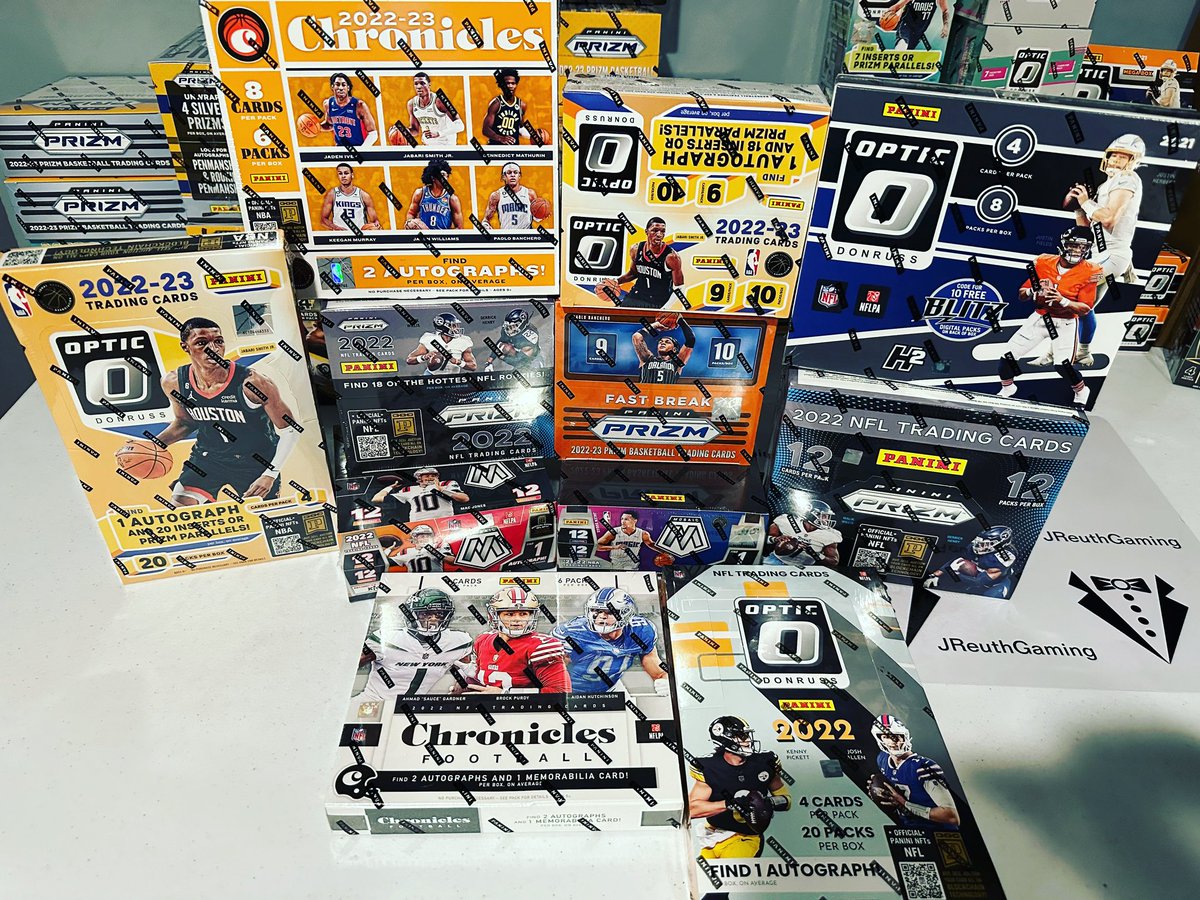 JReuthGaming's tweet image. Its going to be a good weekend! Hobby Boxes in each Box Break! 

The Hobby Box Break is this Saturday on our YouTube Channel! Get involved on our website at jreuthgaming.com

Discounts/exclusive info for this event for members at youtube.com/channel/UCDEGX…

#boxbreaks
