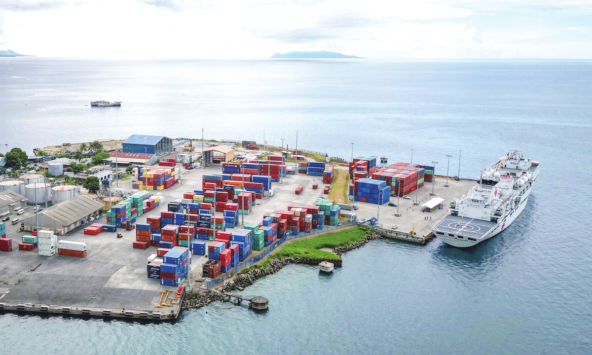 globaltimesnews's tweet photo. It has been front-page news in the Solomon Islands these days that the Chinese naval hospital ship #ArkPeace has docked at the port of Honiara for the first time. The hospital ship has 126 medical staffers, and it boasts 26 clinical departments and 7 auxiliary departments. It is capable of carrying out more than 40 kinds of examinations, treatments, and operations in general surgery, orthopedics, obstetrics, gynecology and other disciplines.
https://t.co/JAXKFoA7Uw