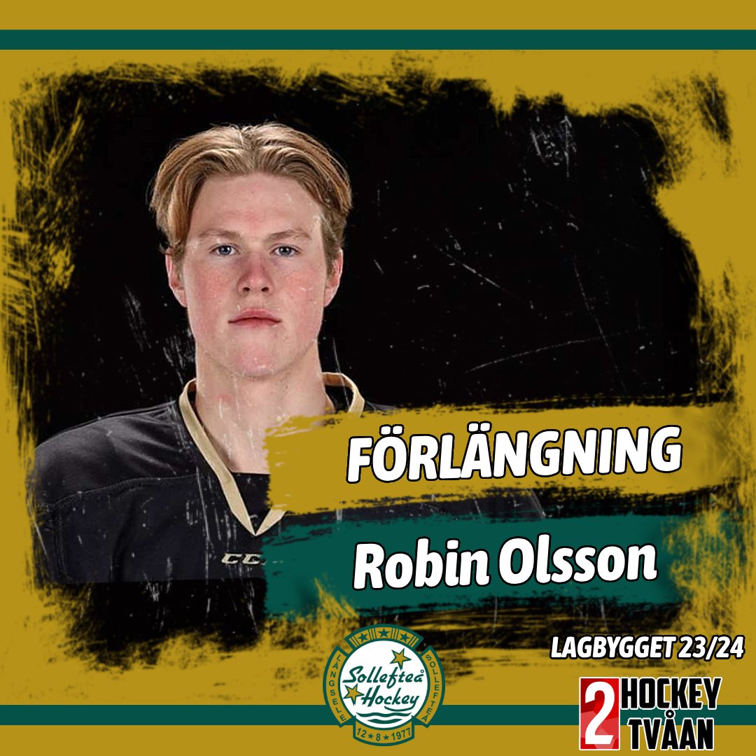 Hockeytvåan • Robin Olsson förlänger över kommande säsong!💚💛

Läs mer om Robin på hemsidan. svenskalag.se/hockeytvaan/ny…

#hejahejapolarna
