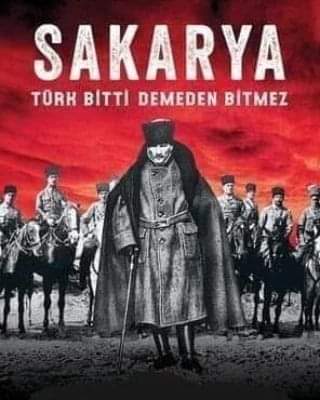 “Hattı müdafaa yoktur, sathı müdafaa vardır. O satıh bütün vatandır!” 🇹🇷

Sakarya Meydan Muharebesi’nin  yıl dönümünde; başta Ulus Hakanımız Başbuğ Gazi Mustafa Kemal Atatürk ve silah arkadaşları olmak üzere tüm kahramanlarımızı saygıyla anıyoruz.