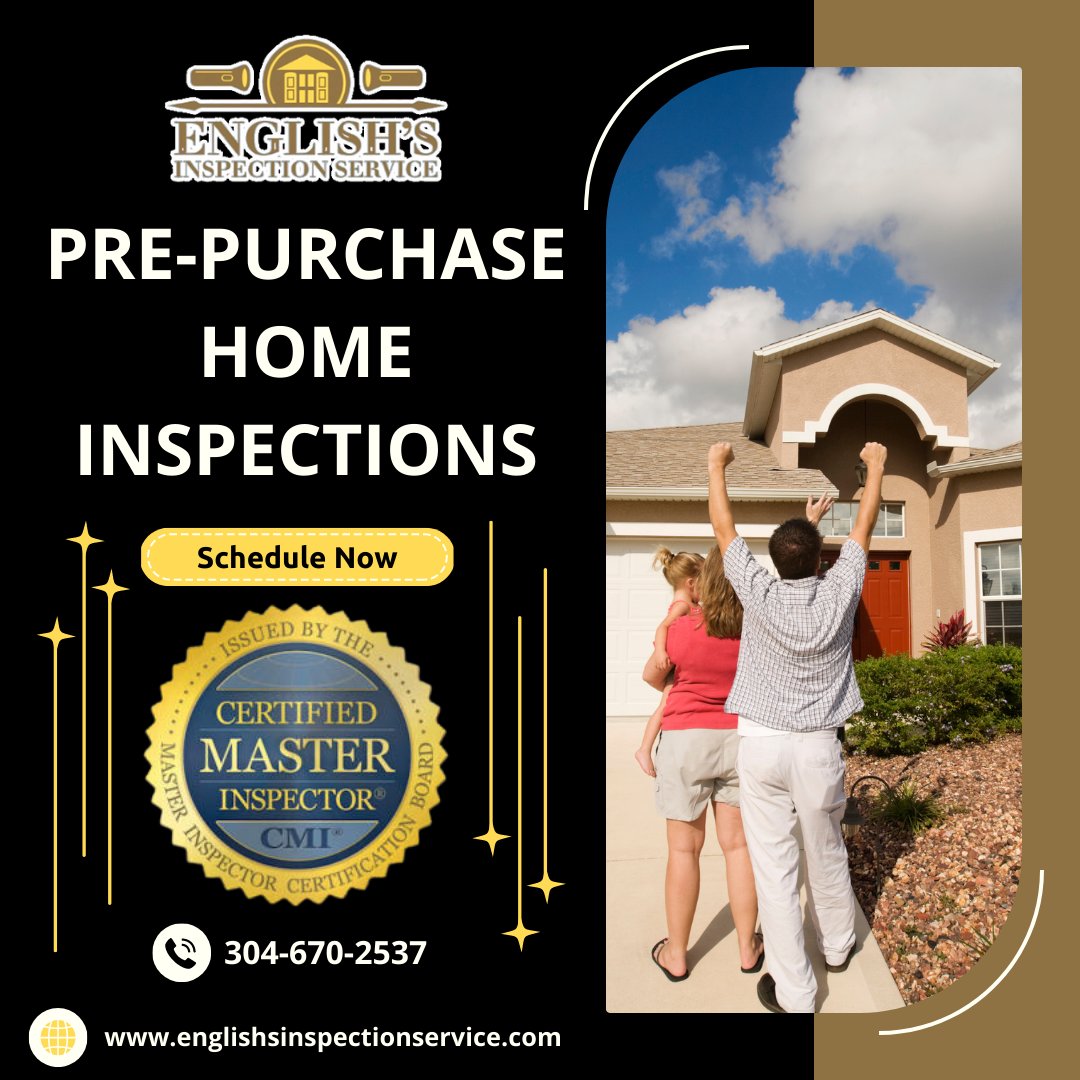 Pre-Purchase Peace of Mind with English's Home Inspection Services. 🏡 Before you make the big move, let us thoroughly inspect your potential new home. We uncover hidden issues, ensuring you're making an informed decision. #PrePurchaseInspection