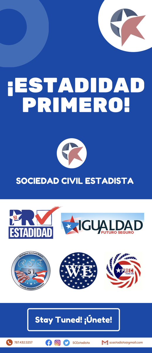 scestadista's tweet photo. #EstadidadPrimero Stay Tuned! https://t.co/c5CmLGCn2g