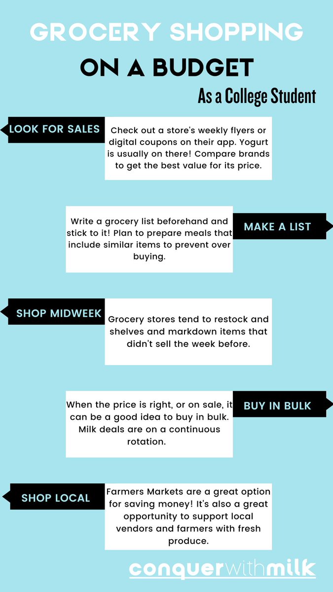 Happy #BacktoCollege , lovelies!!! 🎉 🎉 🎉 Here are some tips to help you save money on your next grocery trip, but if your budget is real tight, don't be afraid to look into food pantries at your college or in your local community!  #budgettips #budgethacks