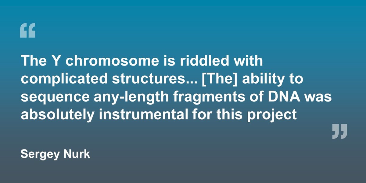 nanopore's tweet image. Twenty years after the Human Genome Project was declared complete, the Y chromosome has been fully sequenced for the first time. A huge congratulations to all involved, what an amazing achievement!
newscientist.com/article/238872…