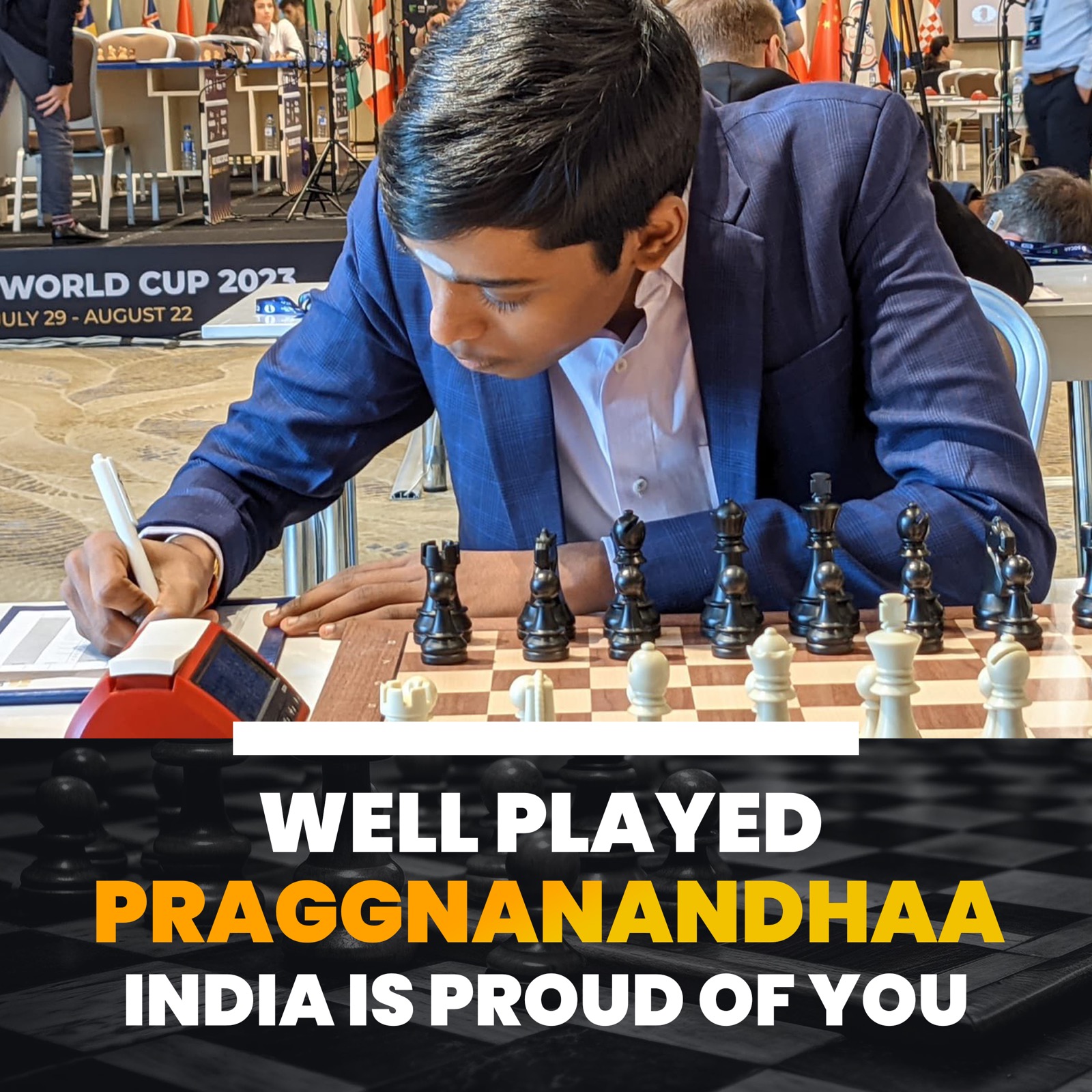 Mind-Blowing Performance by Gukesh Against Pragg