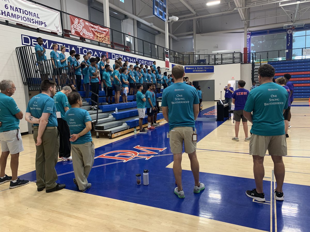 DMHouseCup's tweet photo. Working toward #OneStrongBrotherhood ⁦@DeMathaCatholic⁩ #LetsGoStags https://t.co/ujBjVmo0jI