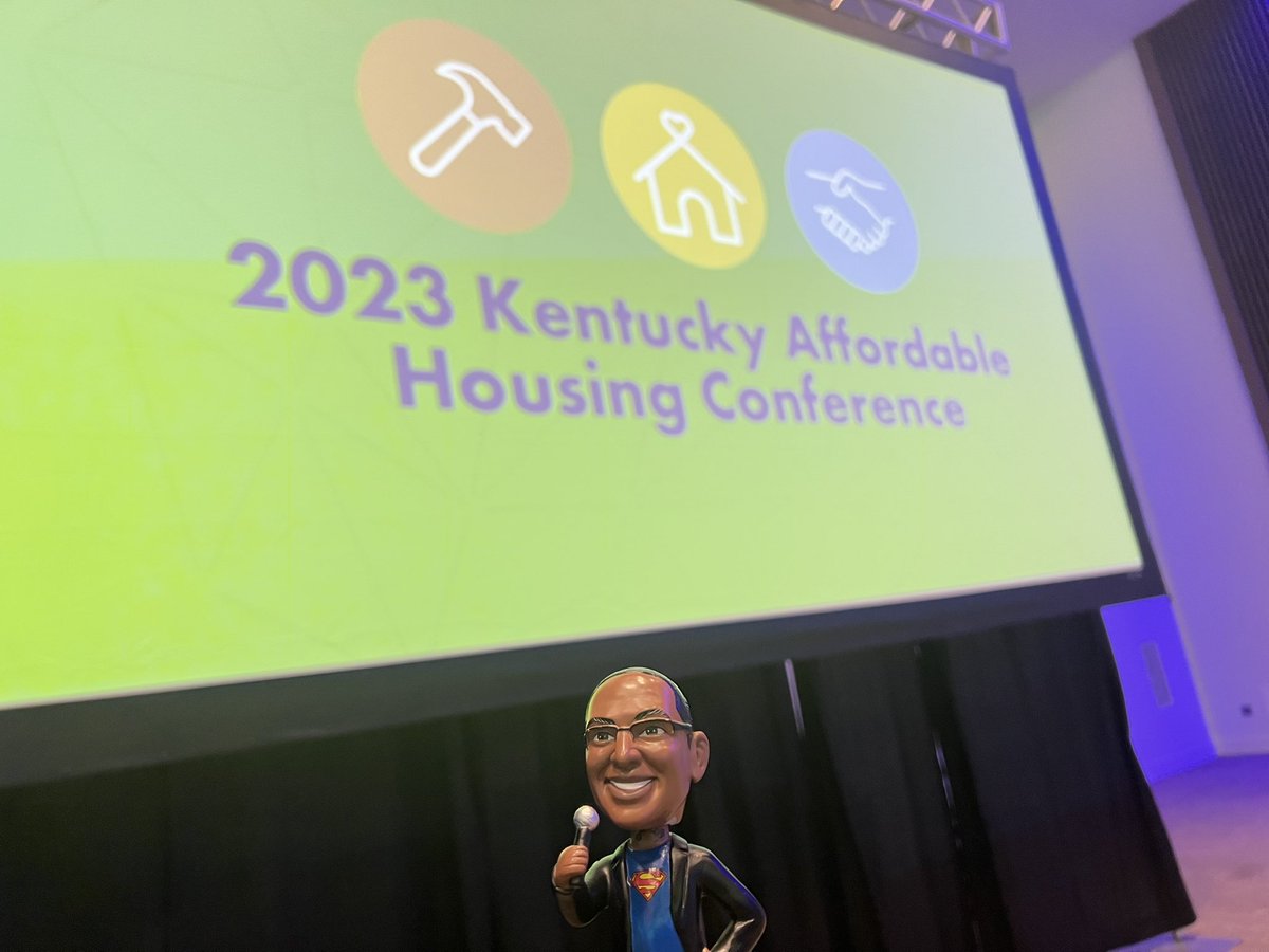MarioAndersonTV's tweet photo. Gooooood morning from the 2023 Kentucky Affordable Housing Conference in Lexington!
It’s an honor to be asked & invited by @KYHousing to serve as the official emcee for this 2 day statewide conference.
#KAHC23 https://t.co/rPJ5SnkbVZ