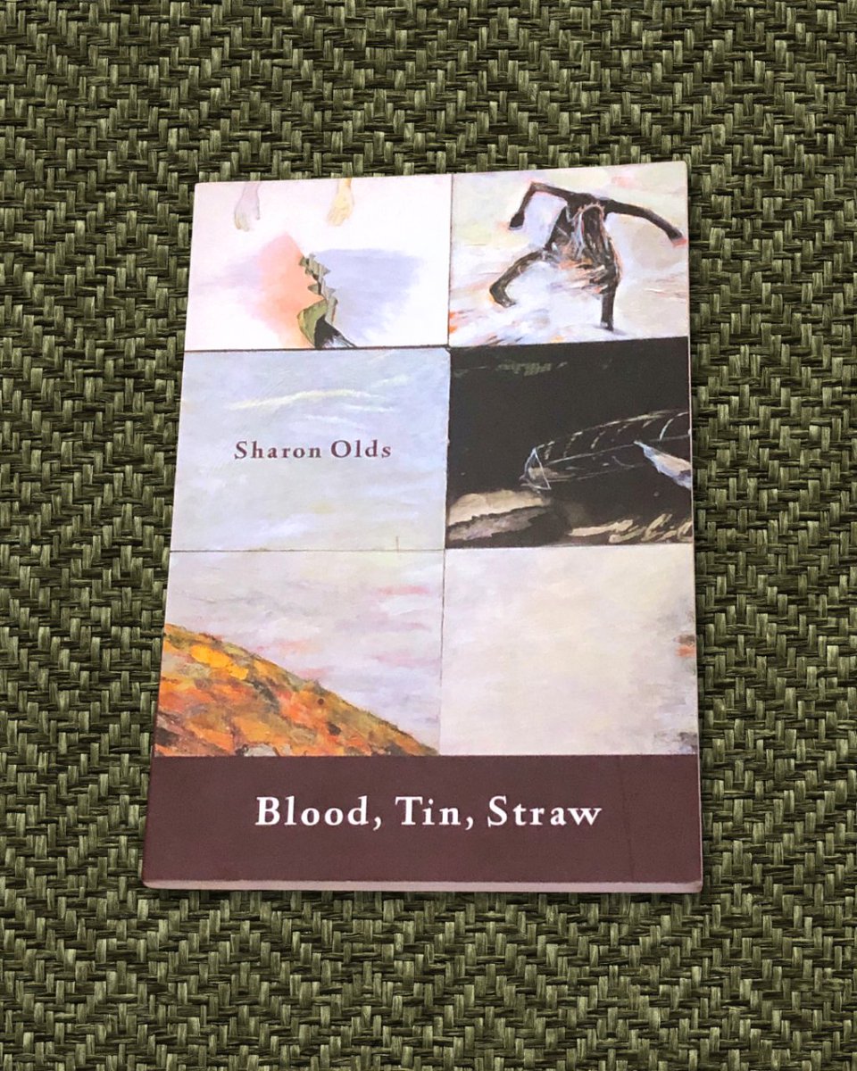 readalittlepoem's tweet image. Day 24 of The Sealey Challenge (@SealeyChallenge). Today&apos;s offering is Blood, Tin, Straw by Sharon Olds, published by Alfred A. Knopf (@AAKnopf), 1999.

#TheSealeyChallenge #sealeychallenge #thesealeychallenge2023