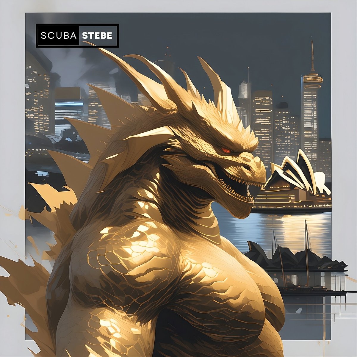 This took &gt;1000 iterations. Was trying to pay homage to your roots.

This one's for you @ScubaStebeEth .