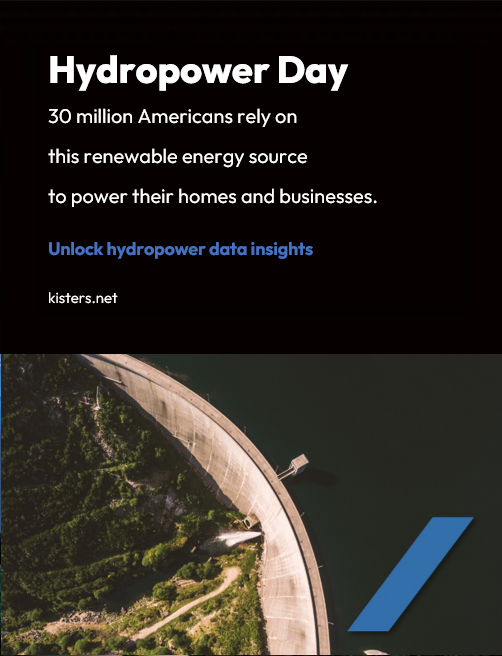 KistersNA's tweet photo. Sustain waterpower that enriches our daily lives; Unlock hydropower data insights with our hydromet software &amp; sensors. Even integrate remote sensing data. https://t.co/IB7IrogM5V #HydroIsKey w @NatlHydroAssoc https://t.co/VVQQdGziMk