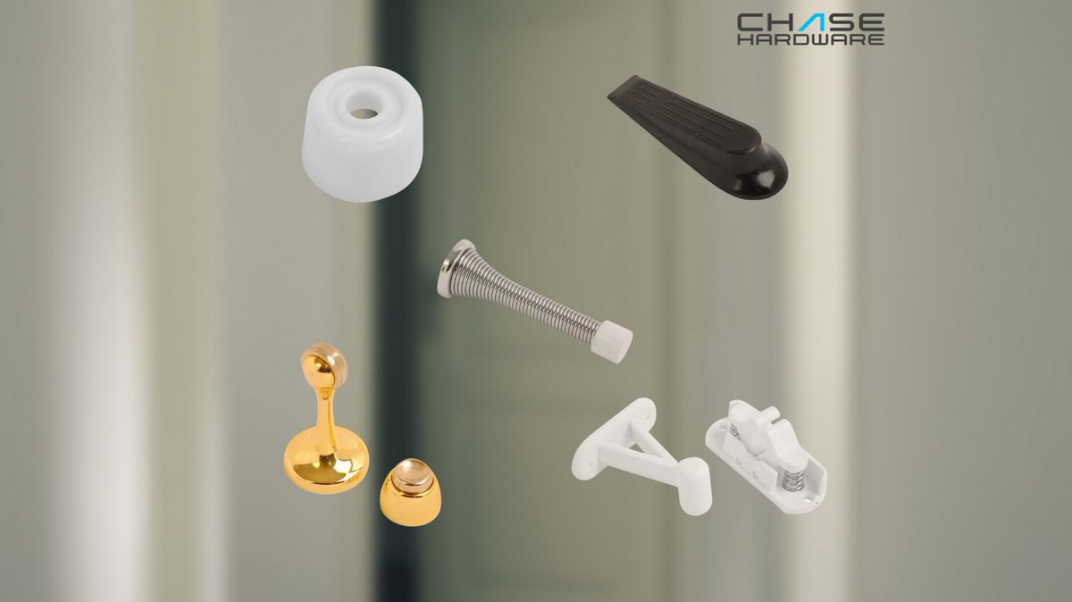 Chase_Hardware's tweet photo. Our Door Stop &amp; Wedges help to keep a door open and stops it from banging against the wall. We stock a wide range of different finishes and styles.

Shop them all here: https://t.co/37z9wd7hy8

#hardware #doorstops #wedges #home #diy #shoponline https://t.co/6N87oMxyqg