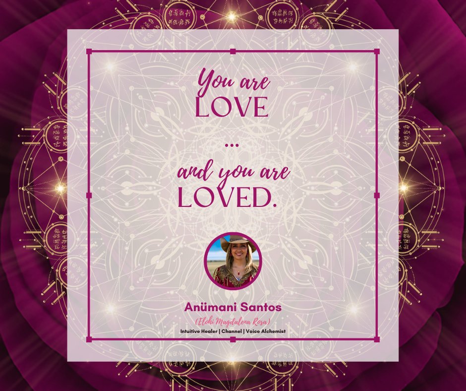 🌟 Embrace the profound truth: I am LOVE, & I am LOVED. 💖✨ Love flows & connects us all. Let's be beacons of love, reminding others of the love within them too. Together, we create a ripple of love that transcends. 🌊💗 #LoveAndBeLoved #EmbraceLove #SpreadLove #SpiritualJourney