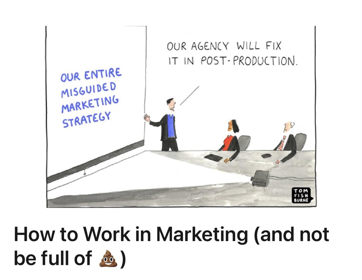 “The finance team is there. So is the product team. Why aren’t we? Unfortunately, the answer is simple. Too many marketers are simply full of shit.”

A great read (and fantastic resource) by <a href="/drk36/">Dave Kaufman</a> 

🔗 linkedin.com/pulse/how-work…