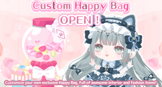 New Event: Custom Happy Bag
#ハロースイートデイズ #hellosweetdays #hsd #ハロスイ #sanrio