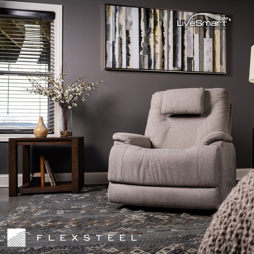 Whether you are recovering from an injury, dealing with a chronic condition, or simply looking for a comfortable and convenient chair, this <a href="/flexsteel/">Flex Steel</a> chair is an excellent choice ⭐
____________
#MyFlexsteel #FlexsteelFurniture #FunWithFabrics#CustomerLove