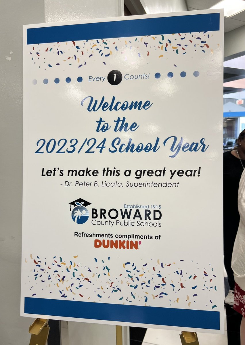 BCPS Grants Department (@bcps_grants) on Twitter photo Thank you <a href="/SuptlicataP/">Peter B. Licata</a> and <a href="/dunkindonuts/">Dunkin'</a> for the donuts and coffee this morning🍩 A great way to start the new school year off! #Every1Counts <a href="/HowardHepburn/">Howard Hepburn</a> <a href="/MeganTuretsky/">Megan Turetsky</a> <a href="/browardschools/">Broward Schools</a> Thank you <a href="/SuptlicataP/">Peter B. Licata</a> and <a href="/dunkindonuts/">Dunkin'</a> for the donuts and coffee this morning🍩 A great way to start the new school year off! #Every1Counts <a href="/HowardHepburn/">Howard Hepburn</a> <a href="/MeganTuretsky/">Megan Turetsky</a> <a href="/browardschools/">Broward Schools</a>