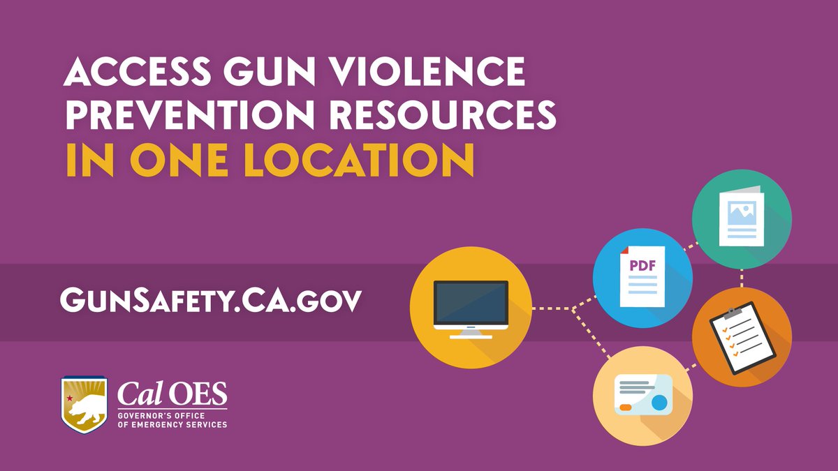 Cal_OES's tweet photo. You can find gun violence prevention resources in eight languages in one location.

Guides for filing a Gun Violence Restraining Order #GVRO and other prevention resources can be found at https://t.co/99gpxKl64h https://t.co/9u42PpM4lR
