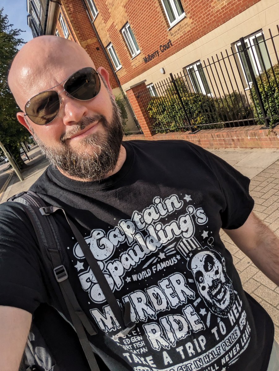 blacktoe's tweet photo. On my way down to Leicester Square for the first night of @FrightFest. Second year attending in person, looking forward to an amazing long weekend! 👻💀😱 @thepigeonshrine https://t.co/xpjWzL5gdz