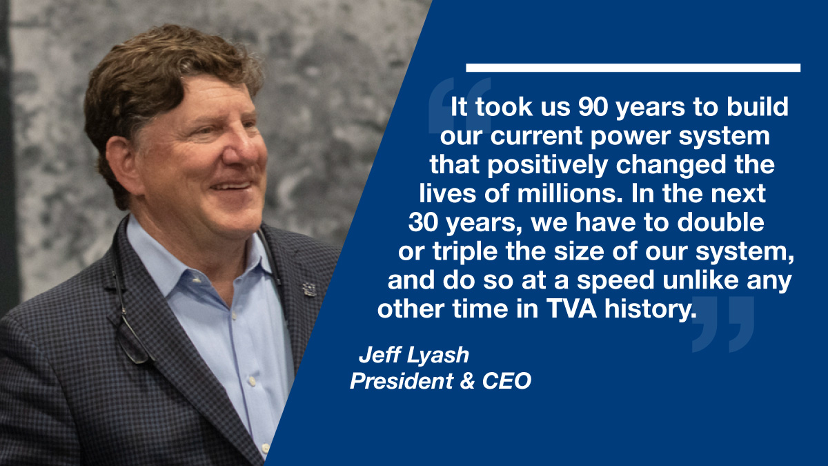 TVAnews's tweet photo. We will invest $15 billion over the next three years in our system to ensure the region has reliable, affordable power to meet growing electricity demand while maintaining energy security and moving to a net-zero carbon future.
Board Meeting news release: https://t.co/eBDYgr37G4 https://t.co/xBGCw94q9j