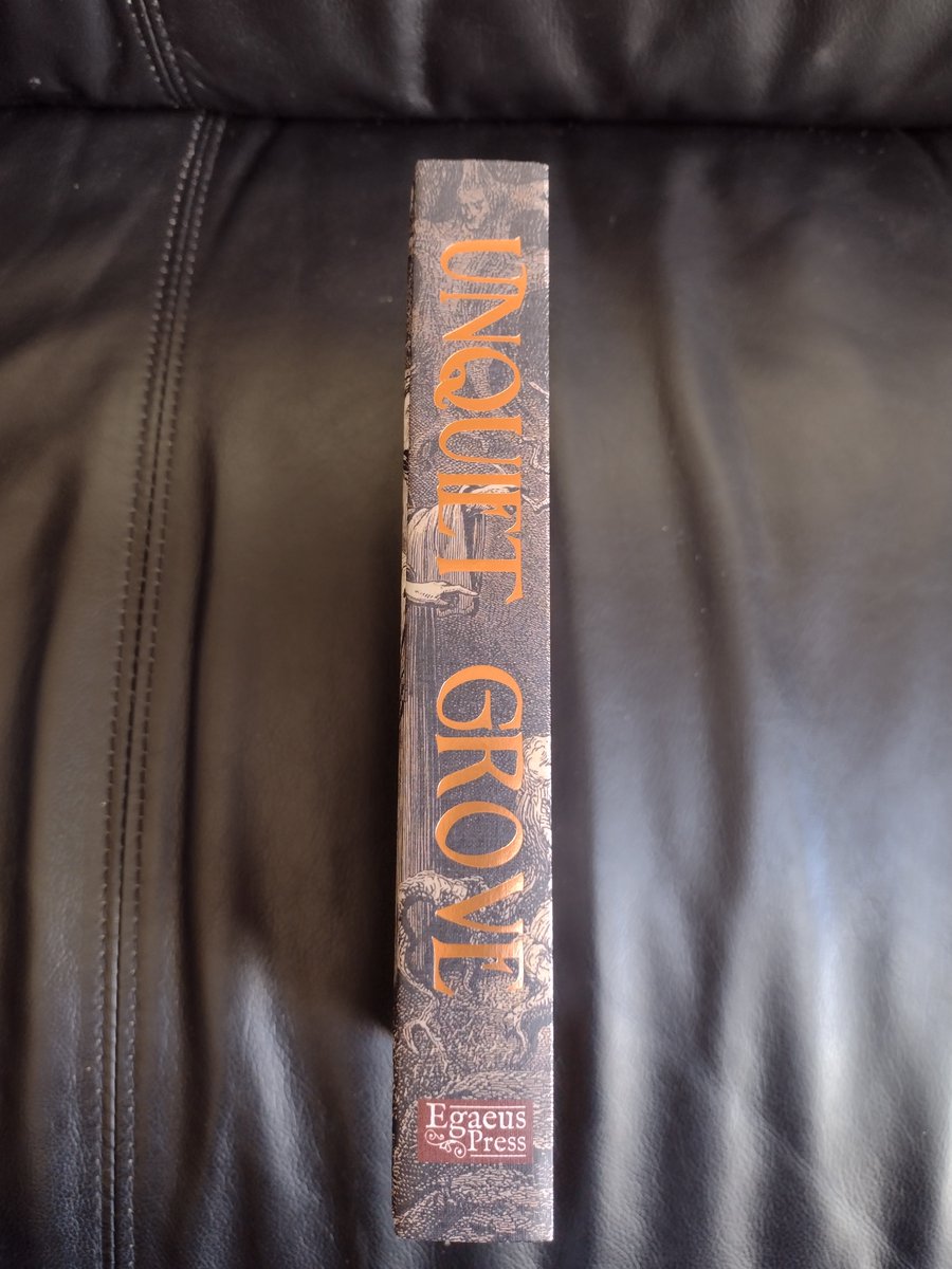 AdamLGNevill's tweet photo. I have a new short story published in UNQUIET GROVE, edited by Mark Beech (Egaeus). The book is available now. This is my first outing in a favourite press.
The book itself, like all Egaeus books, is beautiful in every detail. My story, however, is grisly.
https://t.co/jh6X8KfX4t https://t.co/iBuNymDYy1