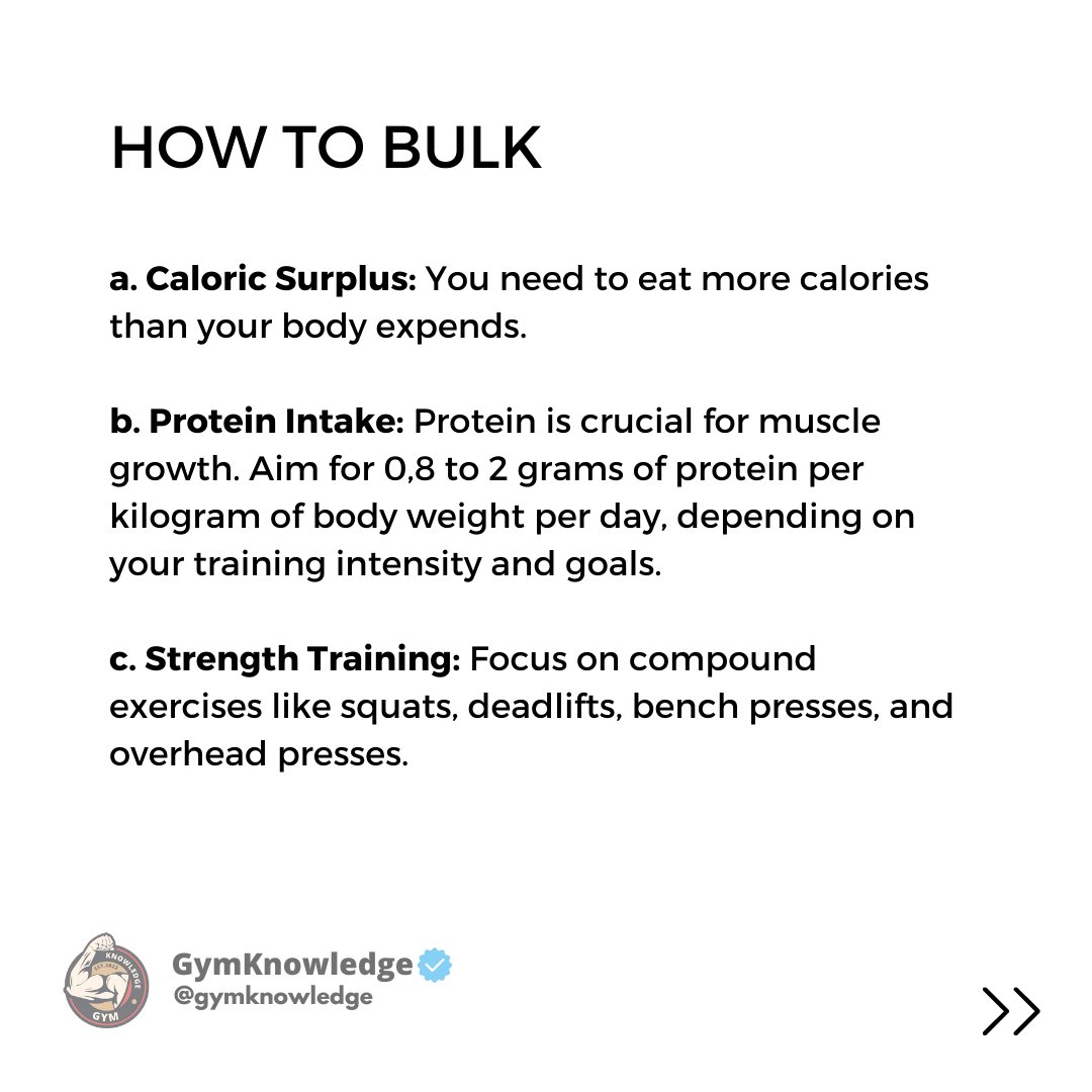 GymKnowledgeOne's tweet image. 💪 Bulking vs. Cutting: A Tale of Two Phases 💥

In the world of fitness, we often find ourselves at a crossroads - Bulking or Cutting? 🤔 Let&apos;s break it down #fitnessjourney #bulking #cutting #healthylifestyle
