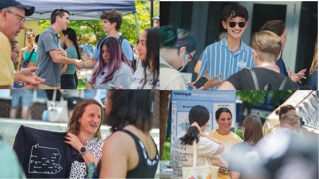 I hope everyone is having a great first week of classes! It was wonderful to meet so many  <a href="/PSUScience/">Penn State Eberly College of Science</a> students at our Welcome Day celebration this past weekend. We wish you all the best in the semester ahead! #WeAre