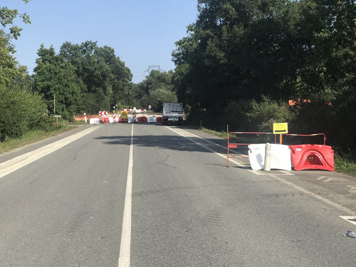 ⚠️fermeture de la D29 à <a href="/TF35235/">Ville de Thorigné-Fouillard</a> 
Quelques détails :
La chaussée est totalement coupée entre les voies d’accès à La Marquerais et La Réauté