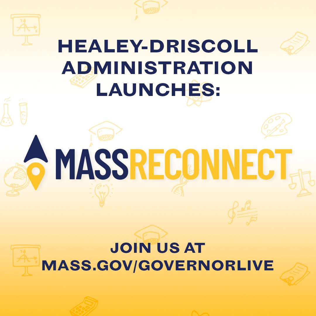Today, we’re launching #MassReconnect. Community college is free for residents aged 25 and older — starting right now. Celebrate with us at @MassBayCommCol at mass.gov/governorlive